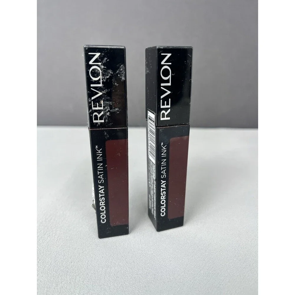 Lot Of 2 Revlon ColorStay 5ML Satin Ink Liquid Lip Color 022 Black Cherry Sealed